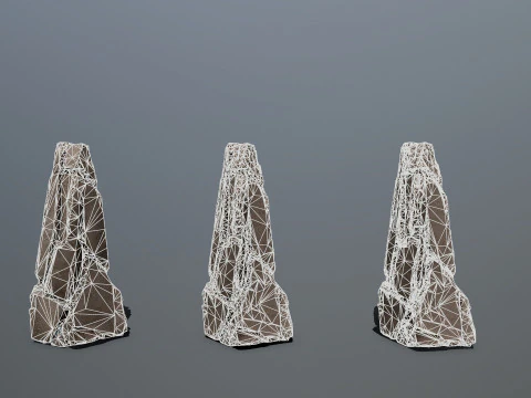 Desert rocks 3D Model