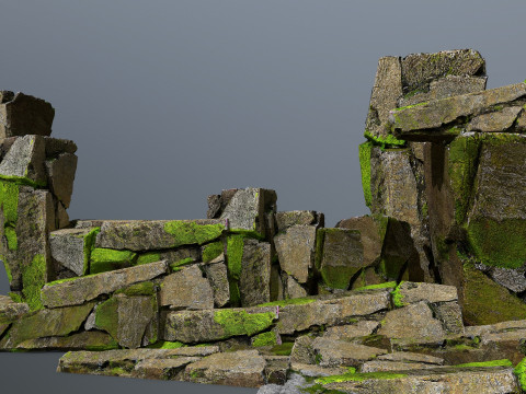 Forest rocks 3D 모델