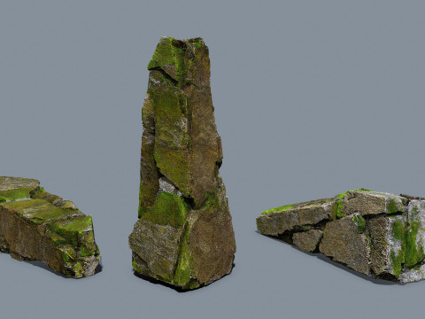 Forest rocks 3D 모델