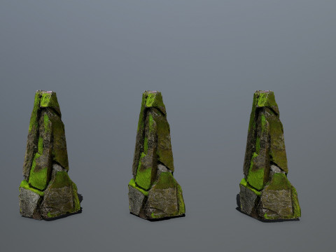 Forest rocks 3D 모델
