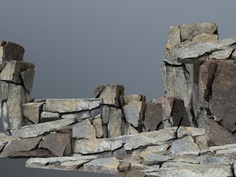 Cliff rocks 3D Model