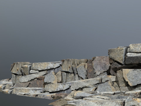 Cliff rocks 3D-Modell