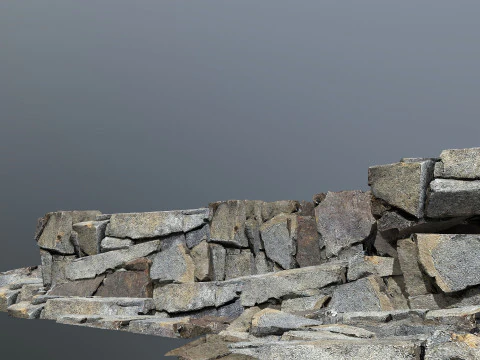 Cliff rocks 3D Model
