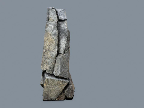 Cliff rocks 3D Model