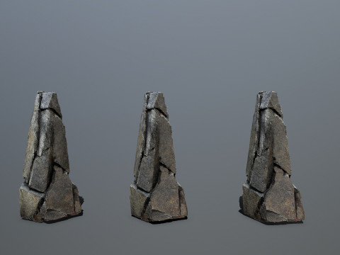 Cliff rocks 3D-Modell