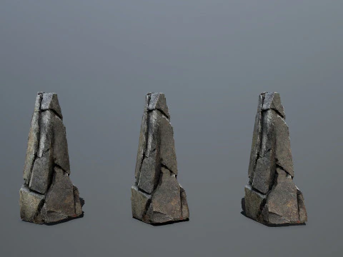 Cliff rocks 3D Model