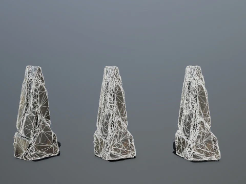 Cliff rocks 3D Model