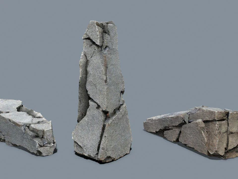 River Stone 3D Model