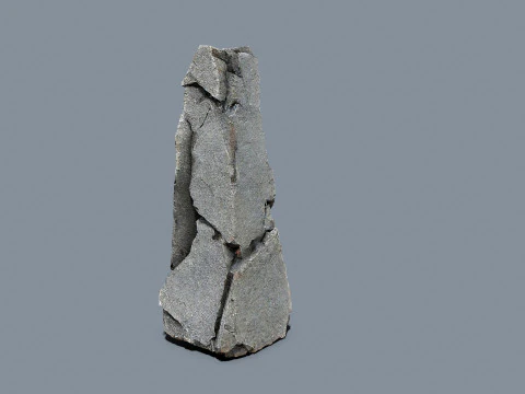 River Stone 3D Model