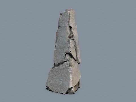 River Stone 3D Model