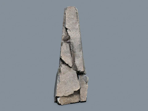 River Stone 3D Model