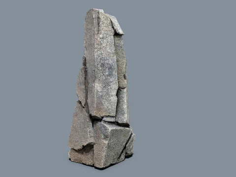 River Stone 3D Model