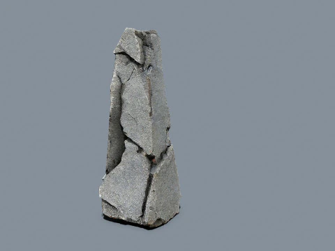 River Stone 3D Model