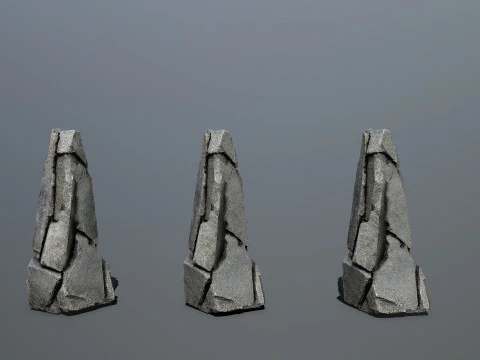 River Stone 3D Model