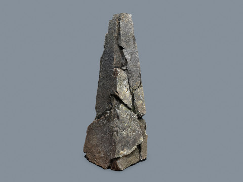 Volcanic rocks Model 3D