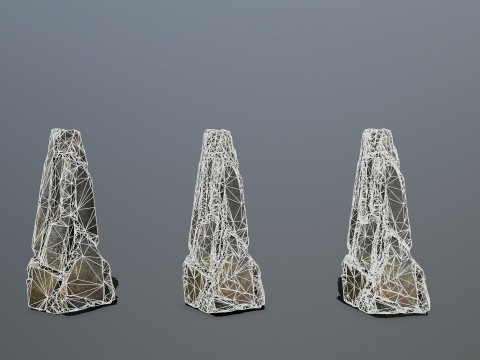 Volcanic rocks Model 3D