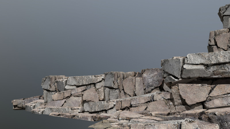 Cliff rocks 3D 모델 .c4d .max .obj .3ds .fbx .stl .blend 