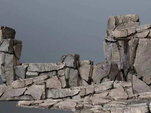 Cliff rocks 3D Model