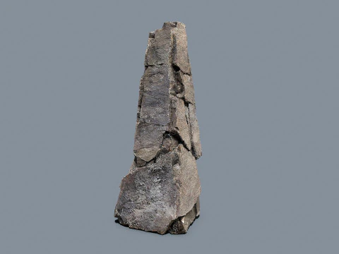 Cliff rocks 3D Model