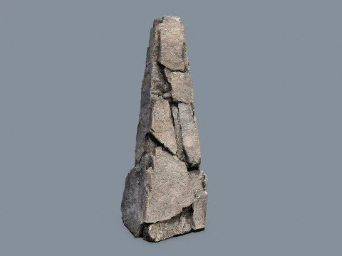Cliff rocks 3D Model