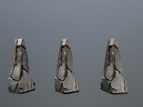 Cliff rocks 3D 모델
