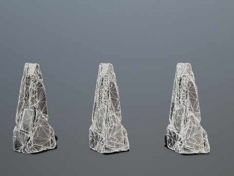 Cliff rocks 3D 모델