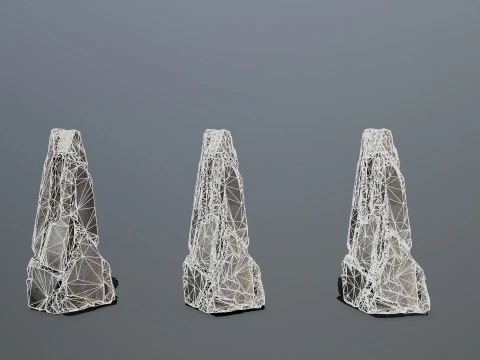 Cliff rocks 3D Model
