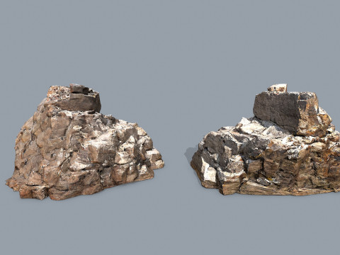 Desert rocks 3D Model