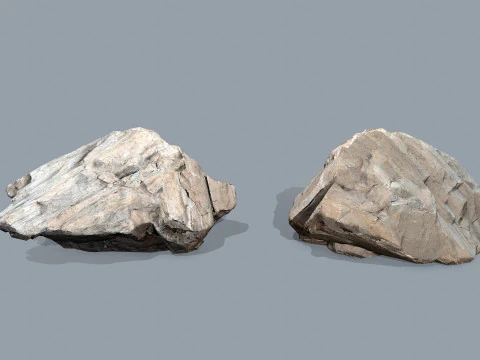 Desert rocks 3D Model