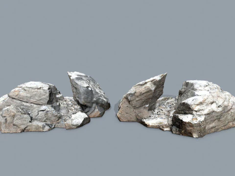 Desert rocks 3D Model
