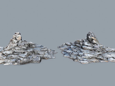 Desert rocks 3D Model