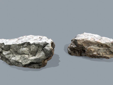 Desert rocks 3D Model