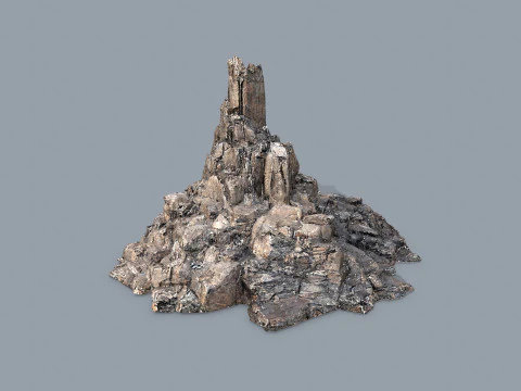 Desert rocks 3D Model