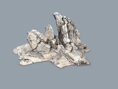 Desert rocks 3D Model