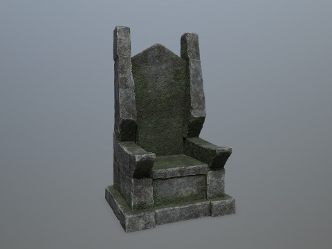 Stone Throne 3D 模型