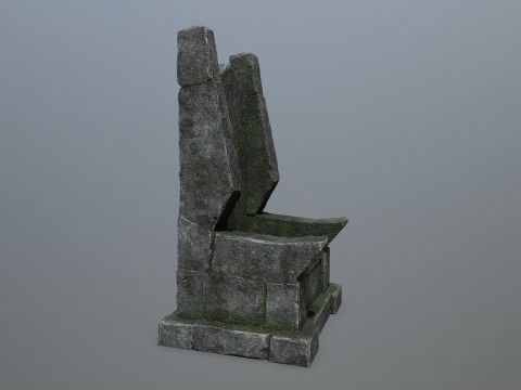Stone Throne 3D 模型
