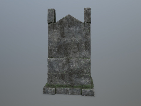 Stone Throne 3D 模型