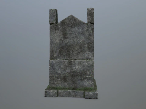 Stone Throne 3D Model