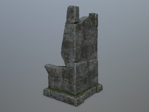 Stone Throne 3D 模型