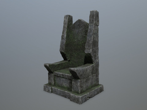 Stone Throne 3D 模型