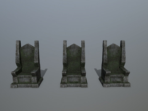 Stone Throne 3D 模型