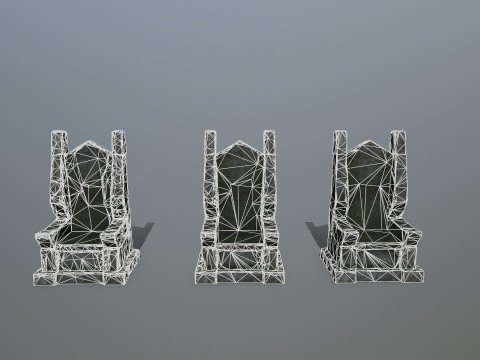 Stone Throne 3D 模型