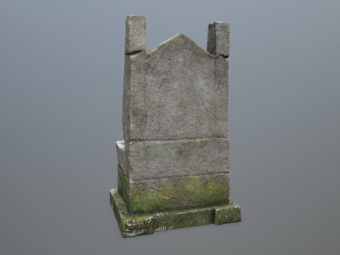 Stone Throne 3D Model