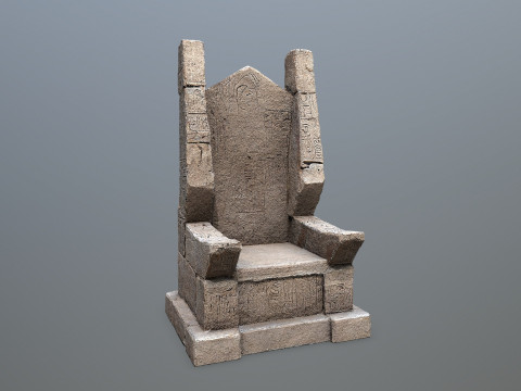 Stone Throne 3Dモデル