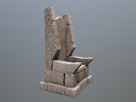 Stone Throne 3Dモデル