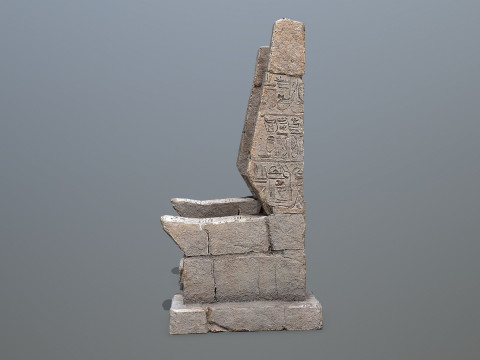 Stone Throne 3Dモデル