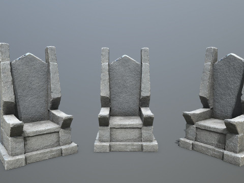 Stone Throne Modelo 3D