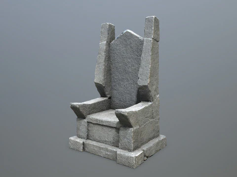 Stone Throne 3D Model