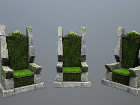 Stone Throne Modelo 3D