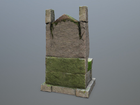 Stone Throne 3D Model